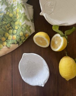 Coppetta in ceramica artigiana "limone"